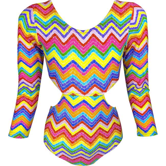 Callie One-Piece Rashguard,Multicolor