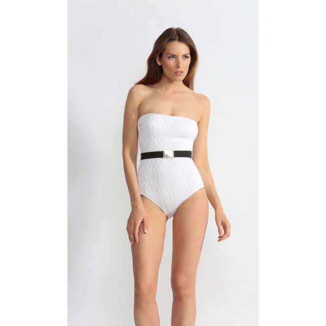 Andre Woman One-Piece Swimsuit, White