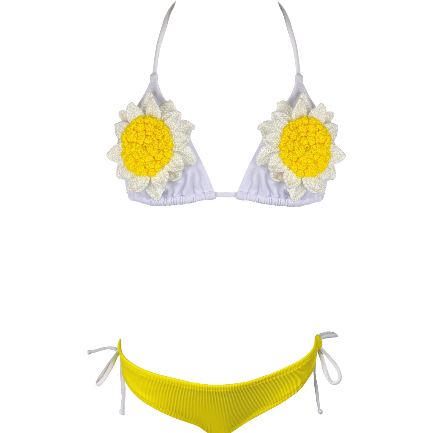 Alita Two-Piece Bikini, Yellow - Two Pieces - 1