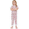 Kids Short Sleeve Pajamas, Cherries - Pajamas - 2