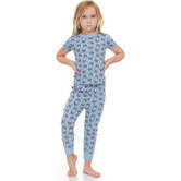 Kids Short Sleeve Butterflies Pajamas - Pajamas - 2