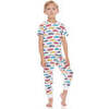 Kids 2-Pack Short Sleeve Pajamas, Cars/Sports - Pajamas - 2