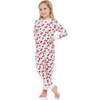 Kids Print Cuffed Pajamas 2-Pack, Cherries & Pink Stripes - Pajamas - 2