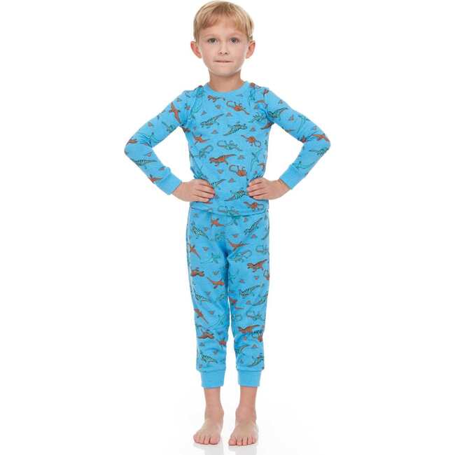 2-Pack Pajamas, Blue Dinosaurs/Cookies - Pajamas - 2
