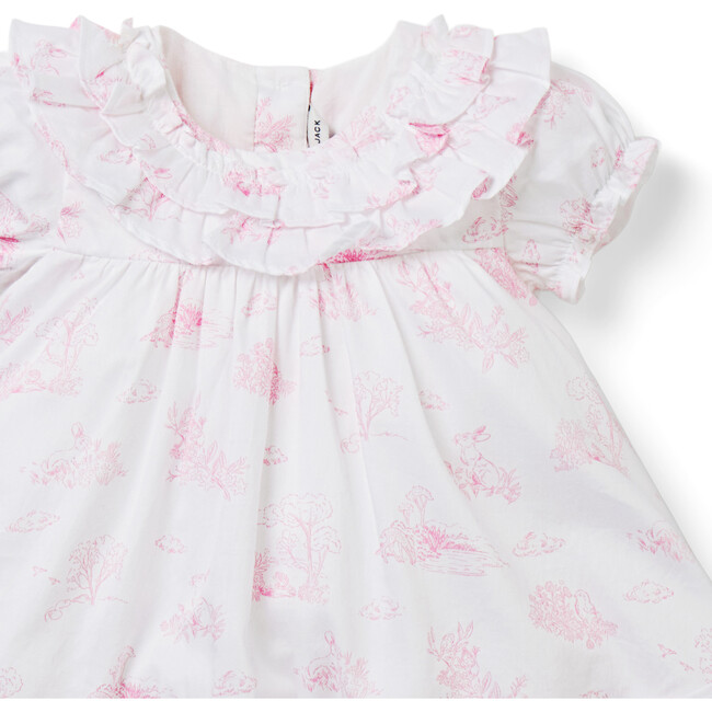 The Bunny Toile Baby Dress - Dresses - 3