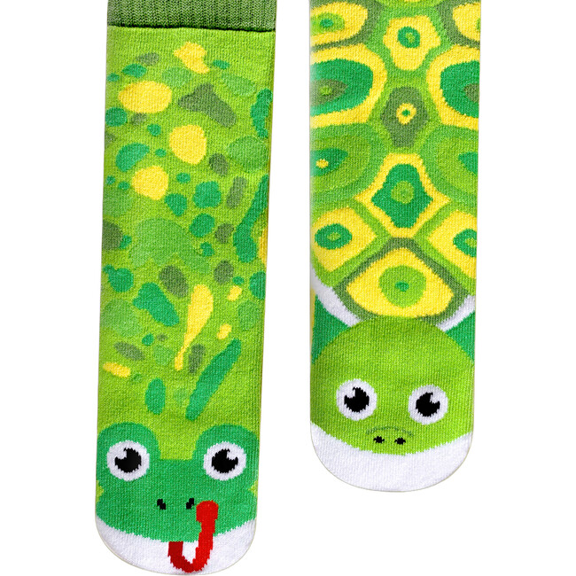 Frog & Turtle Fun Mismatched Animals Socks for Kids and Adults