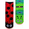 Ladybug & Caterpillar Matchy Mismatchy Socks Set (2 Pairs!) - Socks - 1 - thumbnail