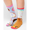 Donut & Ice Cream Matchy Mismatchy Socks Set (2 Pairs!) - Socks - 3