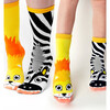 Lion & Zebra Matchy Mismatchy Socks Set (2 Pairs!) - Socks - 2