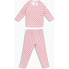 The Tiny PJ Set, Rose Circular Lattice - Pajamas - 1 - thumbnail