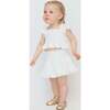 The Tiny Paz Set, White Linear Swiss Dot - Mixed Apparel Set - 2