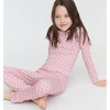 The Tiny PJ Set, Rose Circular Lattice - Pajamas - 2