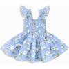 The Tiny Ellie Nap Dress, Sky Bluebonnet - Dresses - 1 - thumbnail