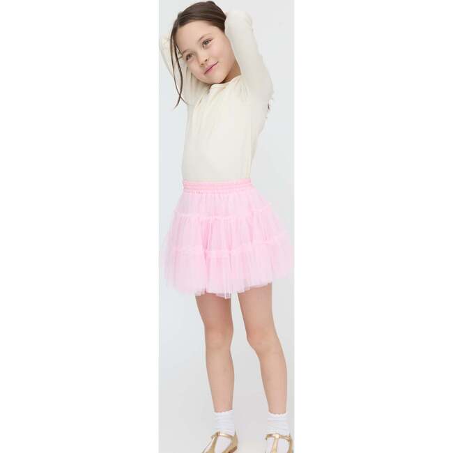 The Tiny Spencer Skirt, Pink Tulle - Skirts - 3