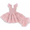 The Tiny Ellie Nap Dress, Rose Circular Lattice - Dresses - 2