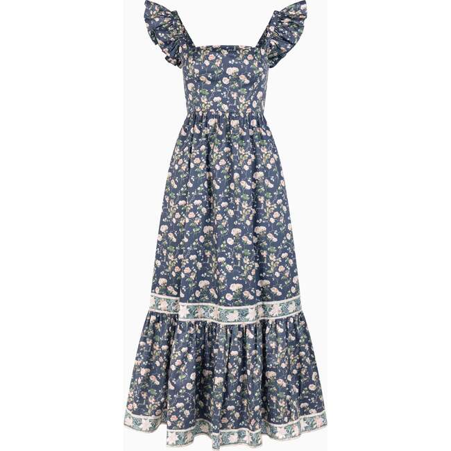 The Pippa Dress, Navy Bluebonnet