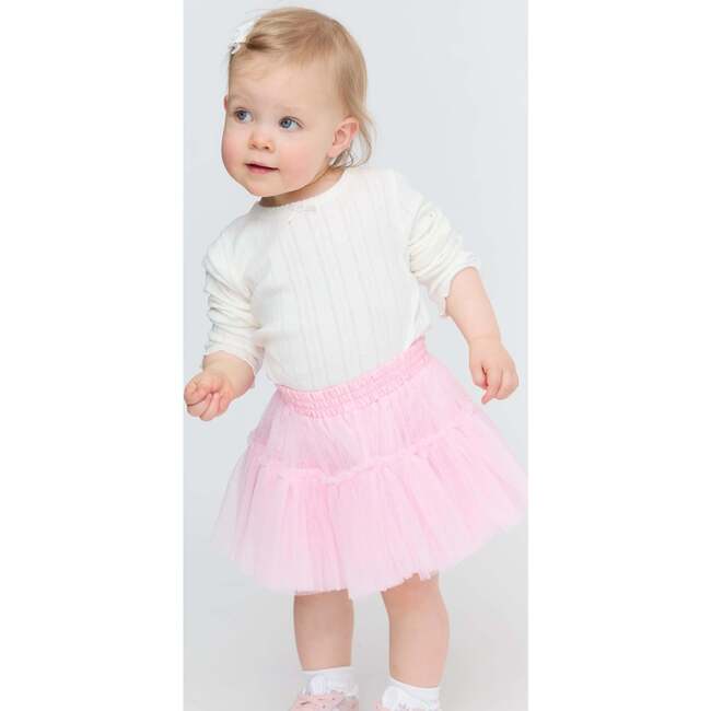 The Tiny Spencer Skirt, Pink Tulle - Skirts - 5