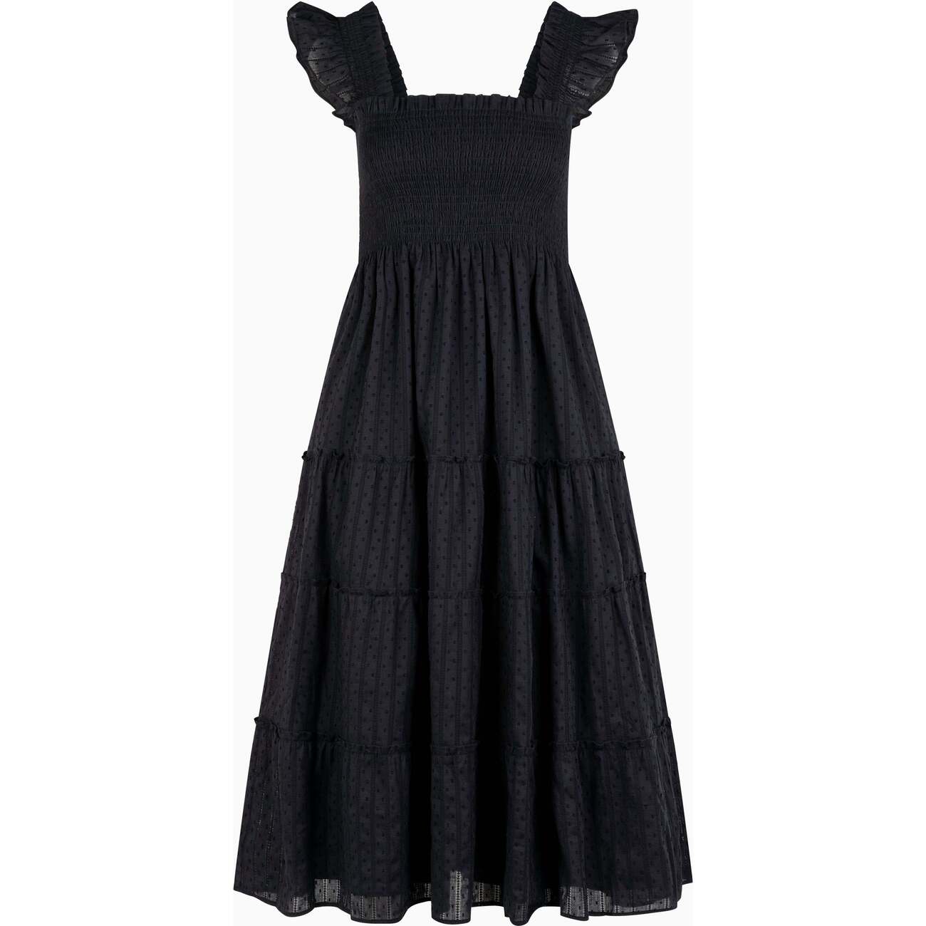 House on the Hill　Dress (Black)　100(3Y) Hill House Home Enzo Dress Black Raschel Knit NWT XXL Dress
