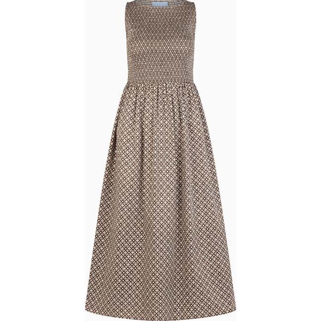 The Cosima Nap Dress, Chocolate Circular Lattice