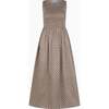 The Cosima Nap Dress, Chocolate Circular Lattice - Dresses - 1 - thumbnail