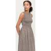 The Cosima Nap Dress, Chocolate Circular Lattice - Dresses - 2