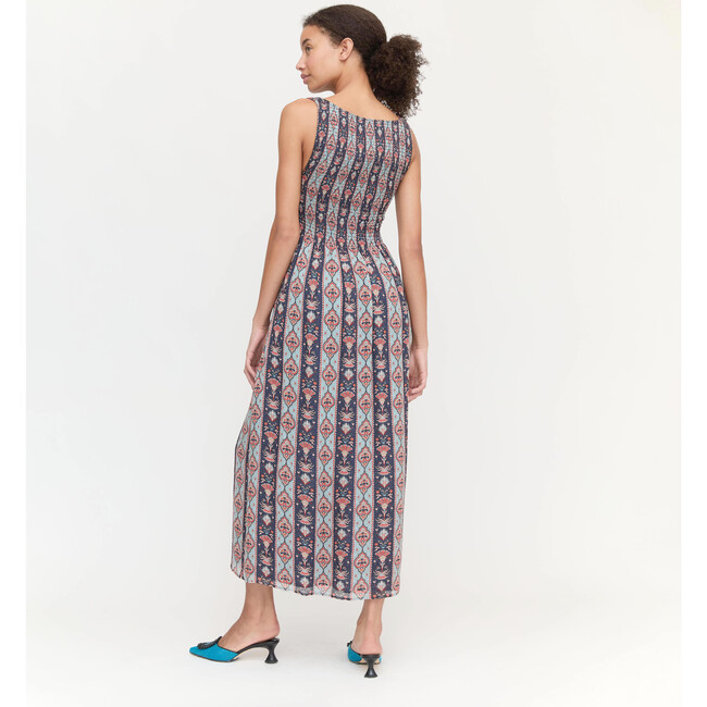 The Cosima Nap Dress, Navy Emma Stripe - Dresses - 3