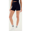 Theo Rib Short, Black - Shorts - 1 - thumbnail