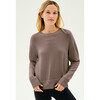 Sonja Fleece Sweatshirt, Lentil - Sweatshirts - 1 - thumbnail