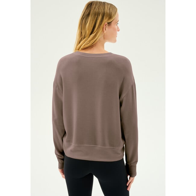 Sonja Fleece Sweatshirt, Lentil - Sweatshirts - 2