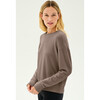 Sonja Fleece Sweatshirt, Lentil - Sweatshirts - 3