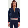 Willa Sherpa Jacket, Indigo - Jackets - 4