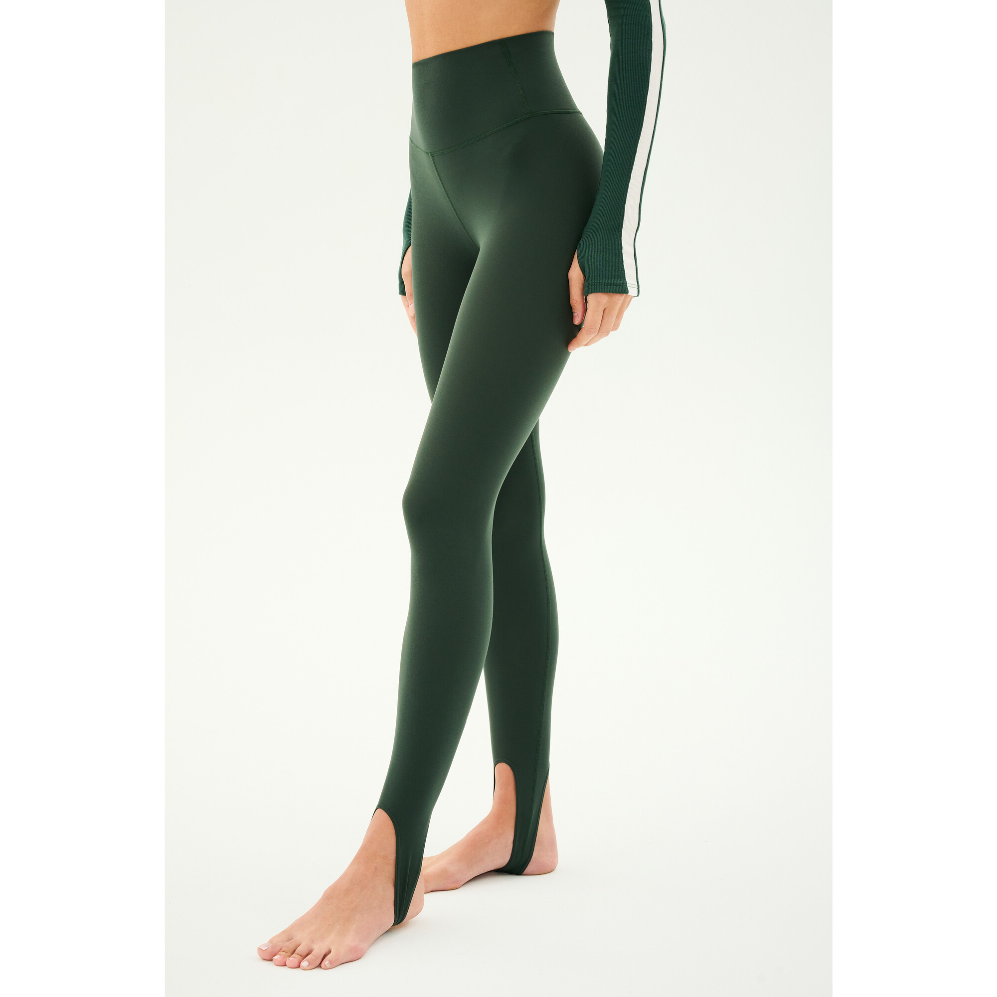 River High Waist Airweight Stirrup, Military - Leggings - 1