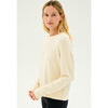 Sonja Fleece Sweatshirt, Creme - Sweatshirts - 2