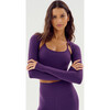 Shiri Airweight Shrug, Black Currant - Cardigans - 4