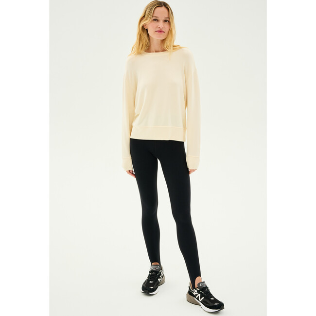 Sonja Fleece Sweatshirt, Creme - Sweatshirts - 4