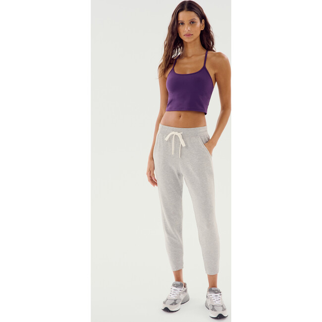 Reena Fleece 7/8 Sweatpant, Heather Grey