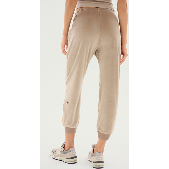 Rhys Velour Jogger, Latte - Sweatpants - 2