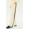 Luca Airweight Trouser with Stripe, Creme/Black - Pants - 2