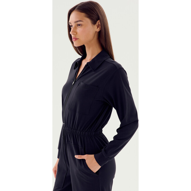 Ollie Airweight Boiler Suit, Black - Jumpsuits - 4