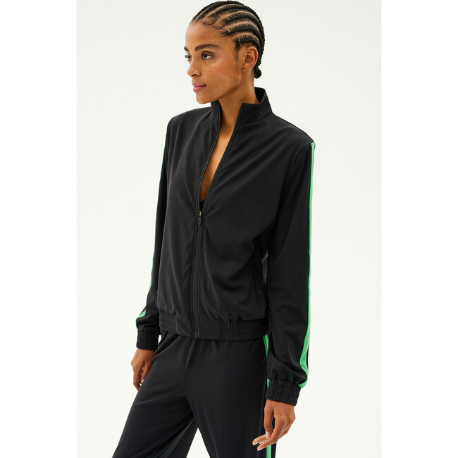 Max Rigor Track Jacket, Black/Grass - Jackets - 2