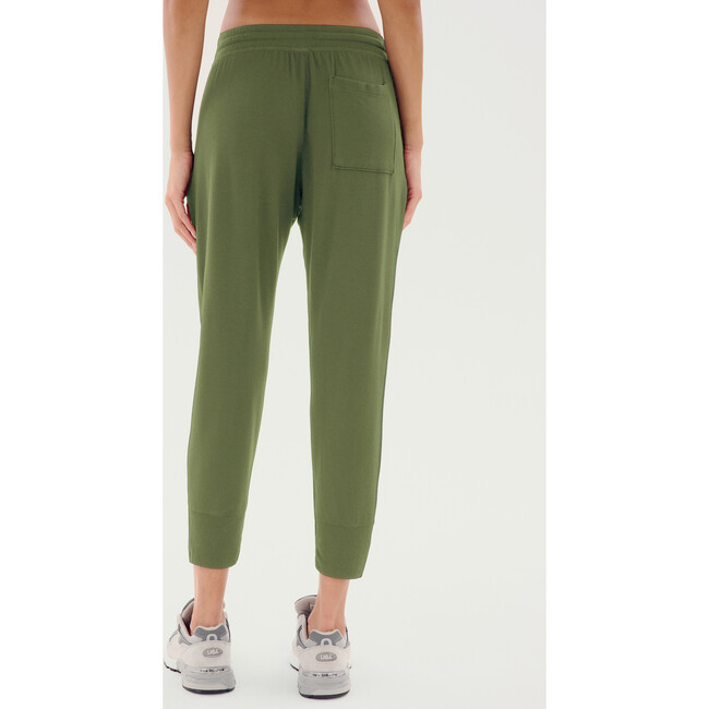 Reena Fleece 7/8 Sweatpant, Olive - Sweatpants - 4