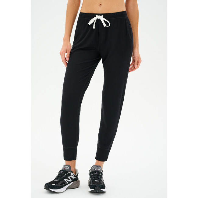 Kiki Rib 7/8 Sweatpant, Black