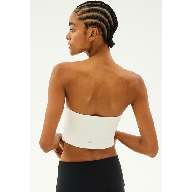 Hazel Airweight Crop Bandeau, White - T-Shirts - 3