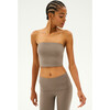 Hazel Airweight Crop Bandeau, Lentil - T-Shirts - 2