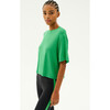 Djuna Oversized Jersey Tee, Grass - T-Shirts - 2