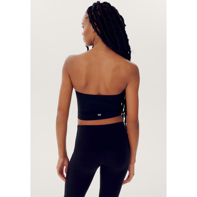 Hazel Airweight Crop Bandeau, Black - T-Shirts - 2