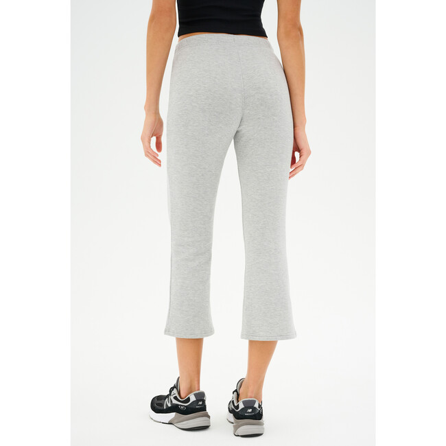 Brooks Fleece Cropped Flare, Heather Grey - Sweatpants - 2