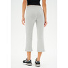 Brooks Fleece Cropped Flare, Heather Grey - Sweatpants - 2