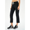 Brooks Fleece Cropped Flare, Black - Sweatpants - 3