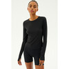 Airweight Lite LS Waist Length, Black - T-Shirts - 1 - thumbnail